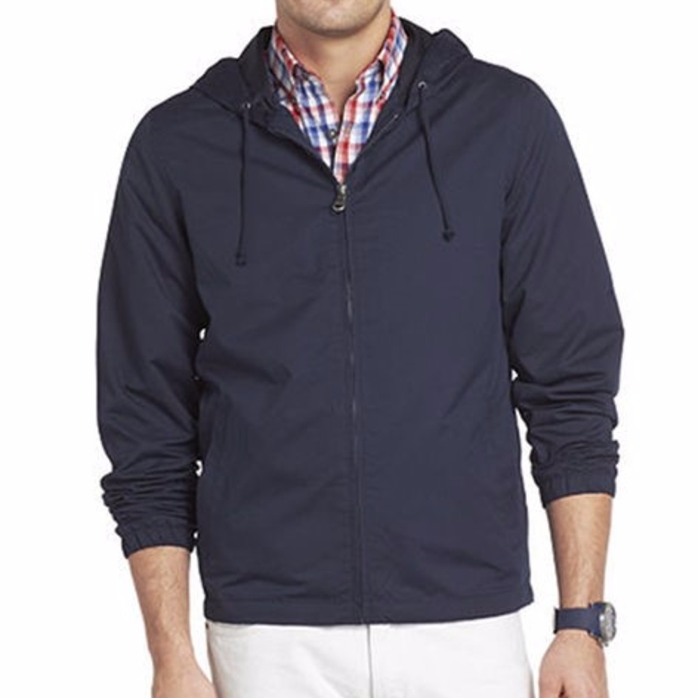 IZOD Full-Zip Jacket Midnight Blue MSRP $86.00